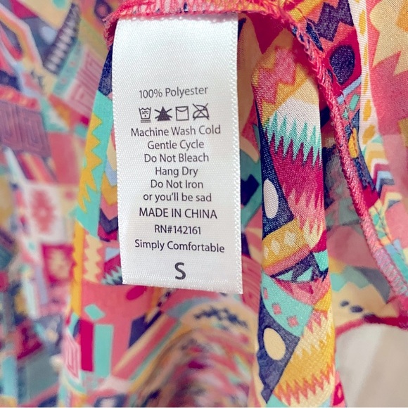 Lularoe women’s duster size small multi color - Picture 4 of 7